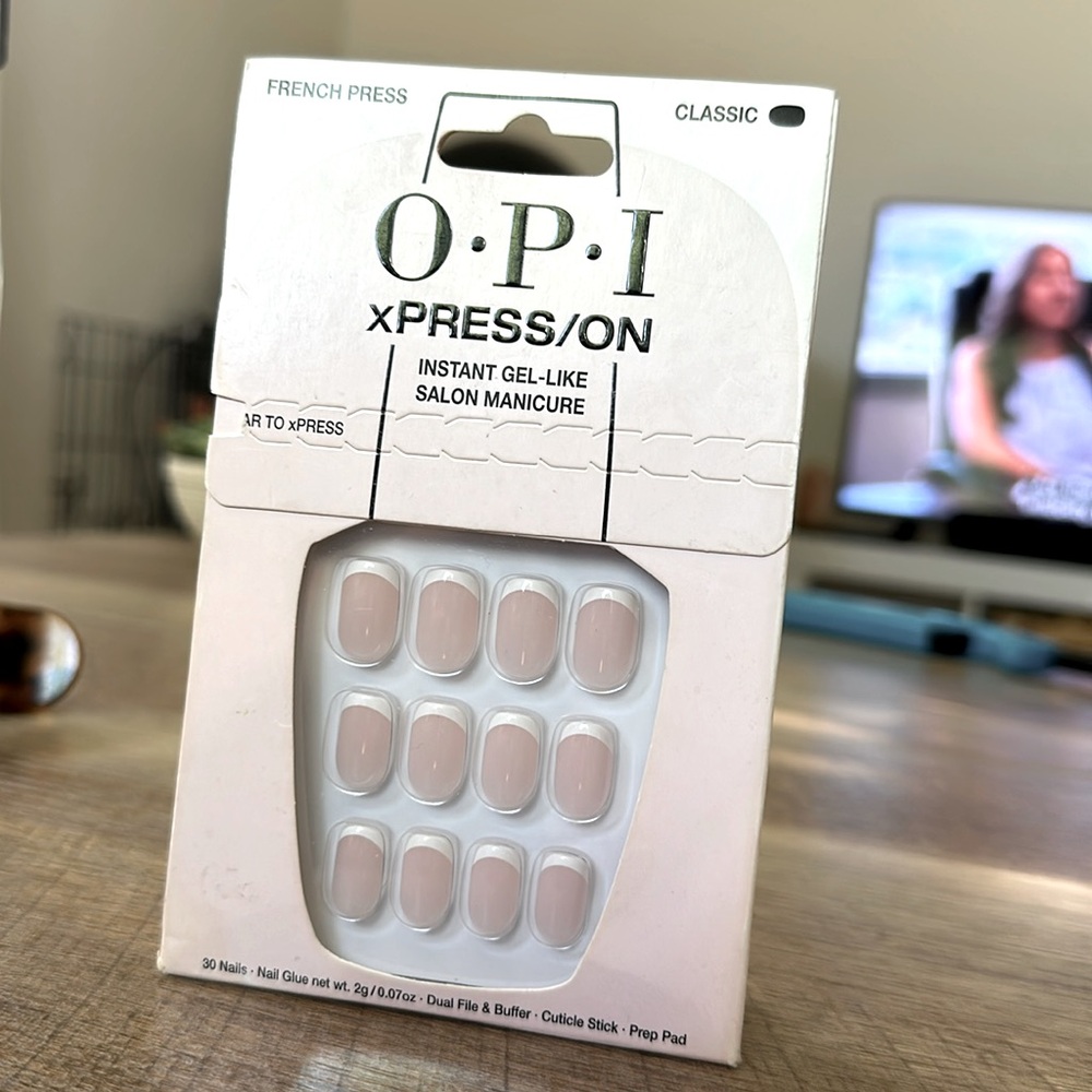 OPI press on instant gel-like manicure, NEW